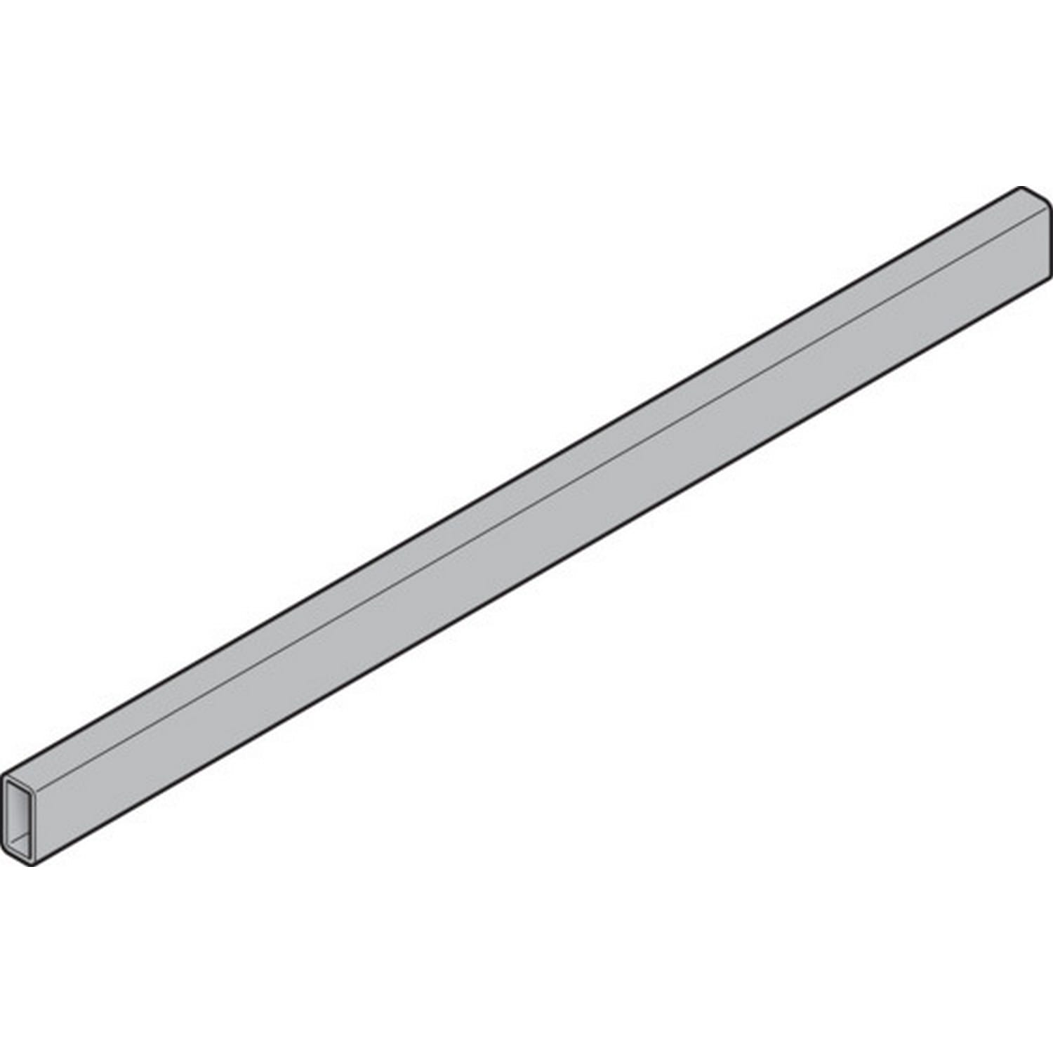 Hörmann Verschlussstangenführung Rohr 20x10mm für Industrie-Sektionaltor BILD 1