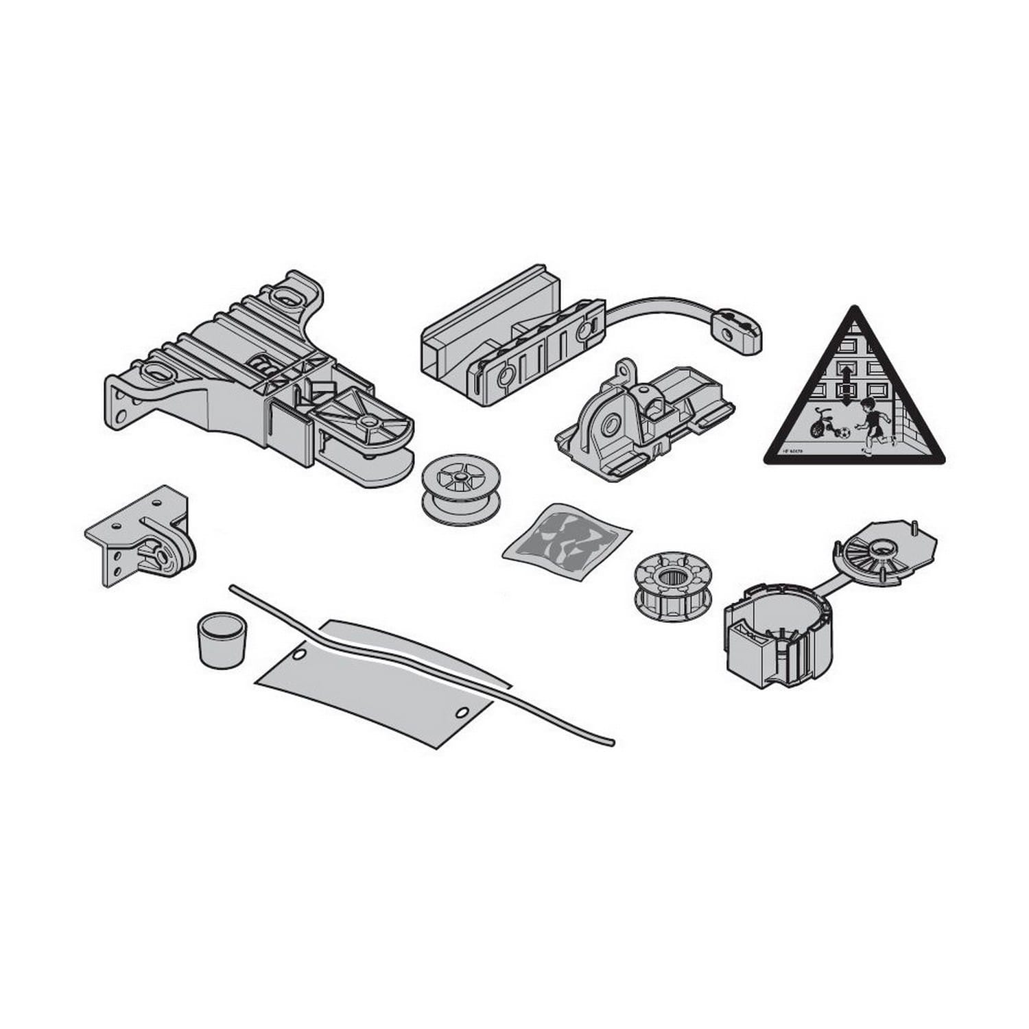 Hörmann Zubehörbeutel Set für EcoStar C und Liftronic 500 für Garagentorantriebe BILD 9