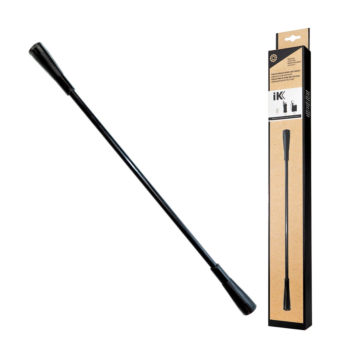 IK PRO Spritzrohr mit Mutter Zubehör, Schwarz für alle gängigen IK Pumpsprüher