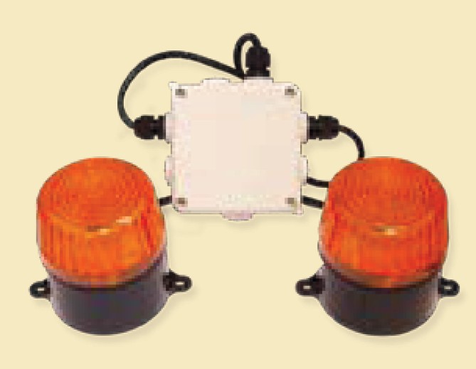 GfA Blitzlampensatz Ø 100 mm, IP65, Spannung 230 V, 15 W für Sicherheittechnik