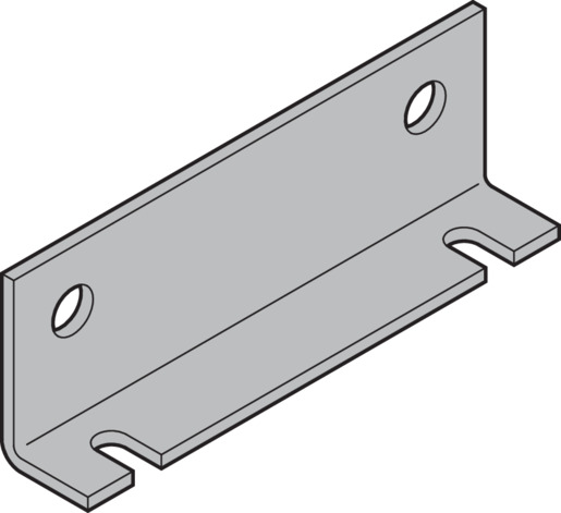 Hörmann Befestigungswinkel für Rohr 120mm für Industrie-Sektionaltor BILD 9