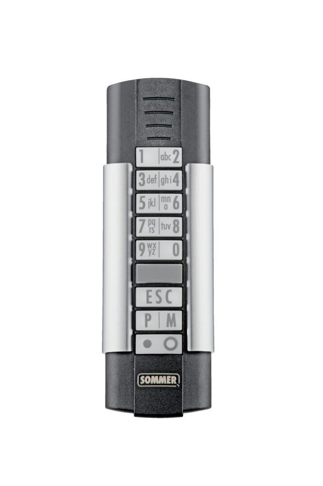 Sommer 12-Befehl-Handsender Telecody+ 868,95 MHz IP64 schwarz für Antriebe BILD 3