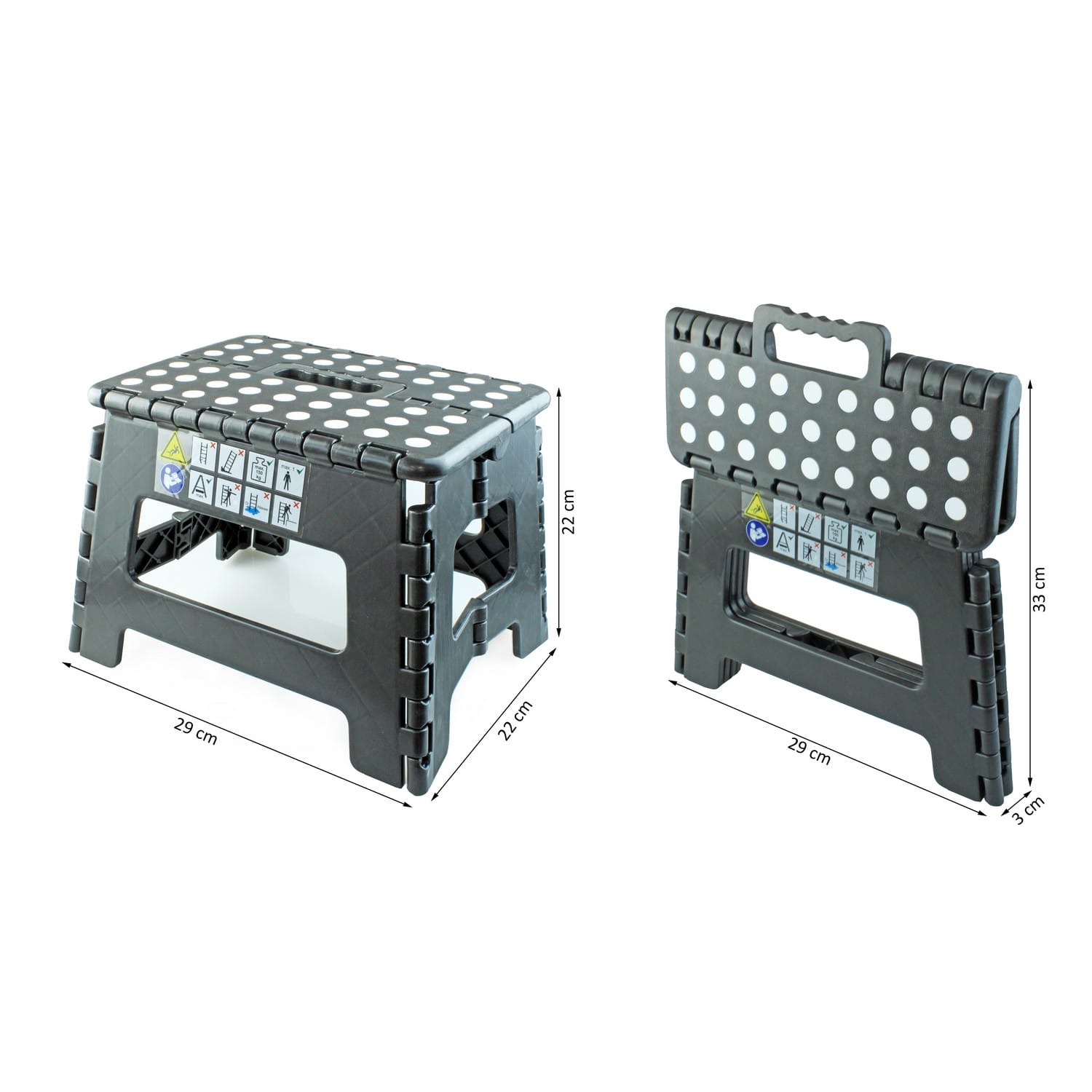 Bild9: 4DOOR Tritthocker/Klapphocker 22 cm hoch/bis zu 150 kg Bild9: 4DOOR Tritthocker/Klapphocker 22 cm hoch/bis zu 150 kg