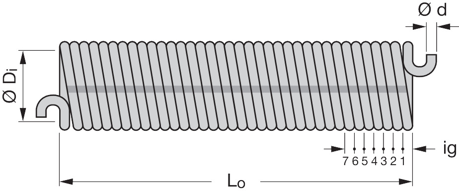 Hörmann Torsionsfeder L703, L22 oder L23 mit Spannkonus für Sektionaltor BILD 9