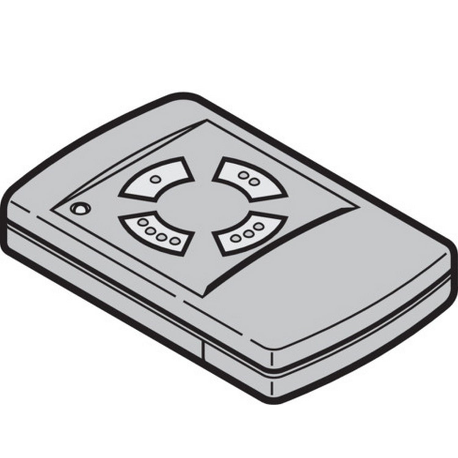 Hörmann Handsender HS 4, 26,995 MHz für Antriebe & Steuerungen Hörmann Handsender HS 4, 26,995 MHz für Antriebe & Steuerungen BILD 1
