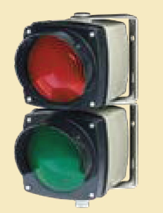 GfA LED-Ampel Kalotte: Ø130mm, Rot-Grün, Rot-Grün für Sicherheittechnik