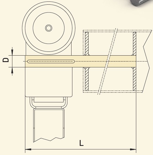 GfA Wellenbolzen Typ C Ø 80 mm, L=800 mm / 30005905