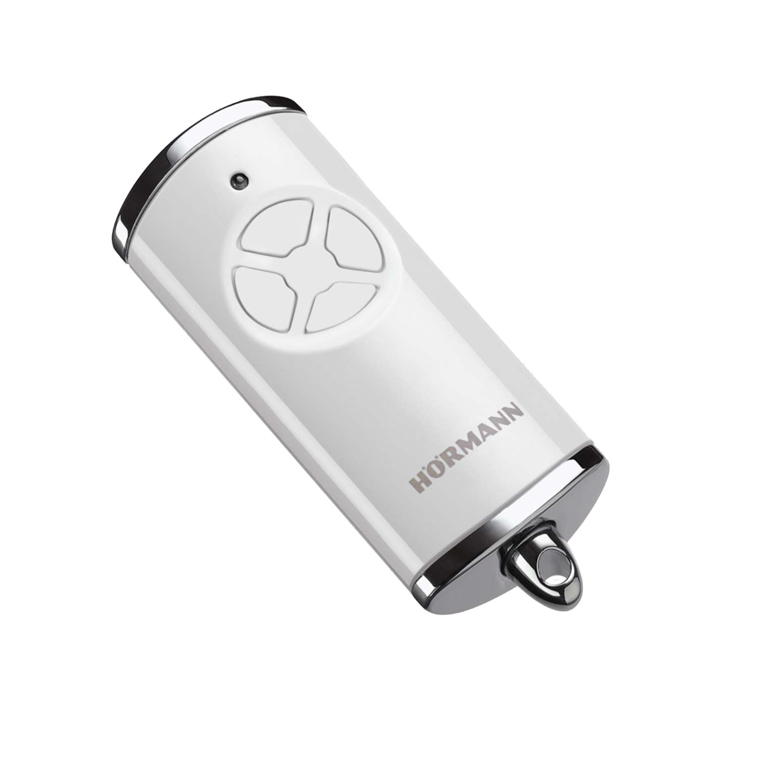 Hörmann Handsender HSE 4 BS (868 MHz), hochglanz weiß/chrom für Antriebe