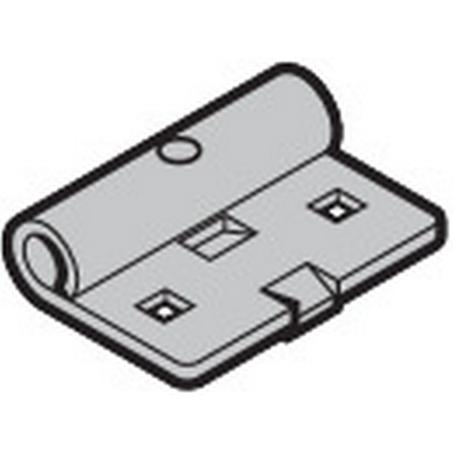Hörmann Rollenhalter links, BT 42, Laufrolle Splint vormont. für Industrietore