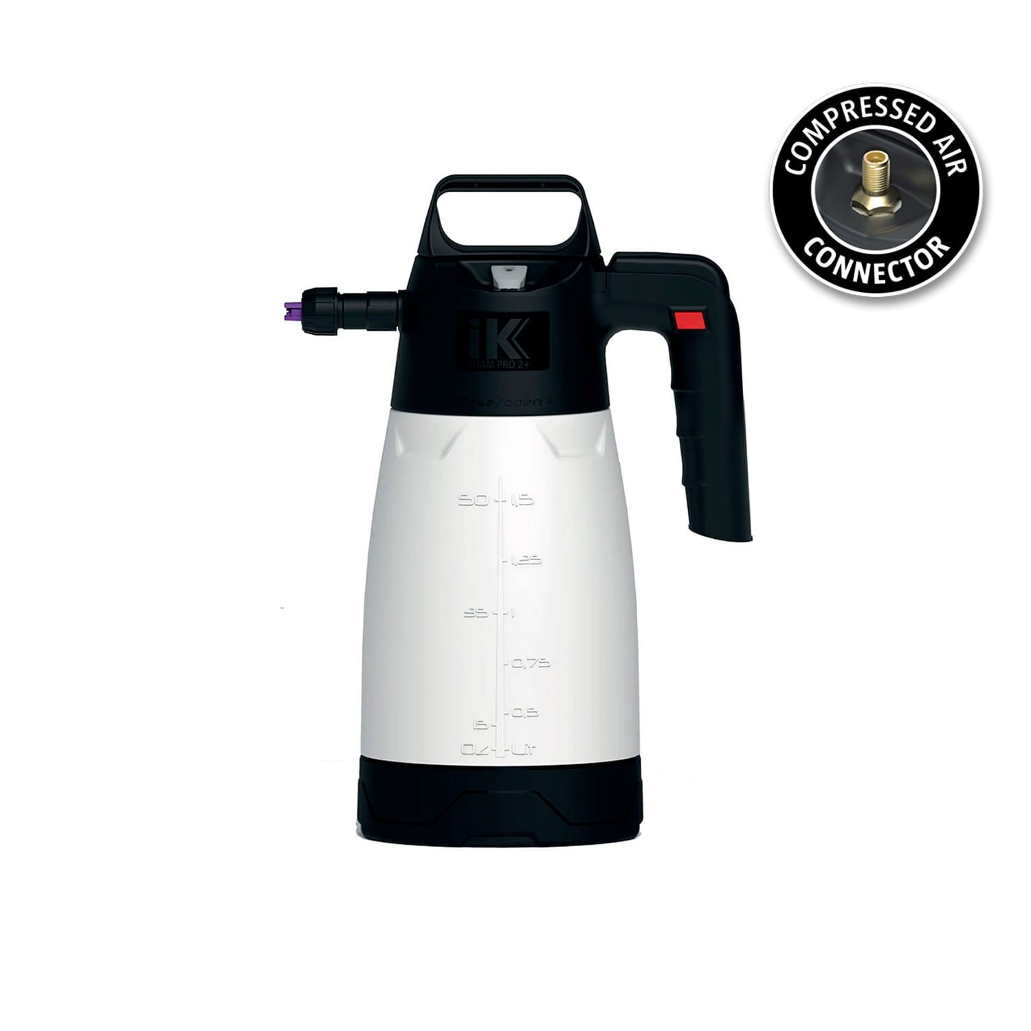 IK Foam Pro 2+ 1,25l Pumpsprühgerät, Weiß für verschiedene Einsatzbereiche