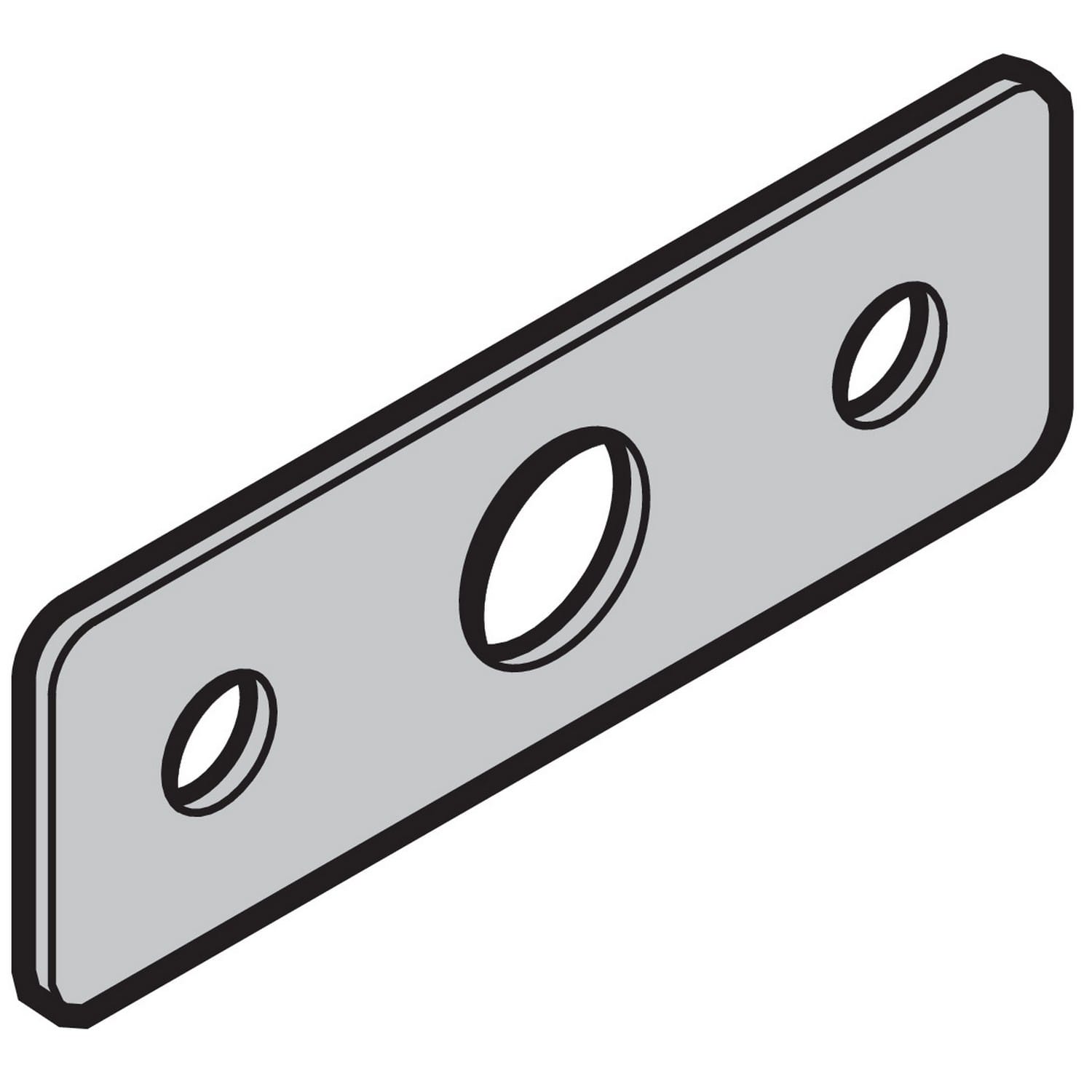 Hörmann Distanzblech 60 x 20 x 1,5mm, Edelstahl für Industrie-Sektionaltor BILD 9