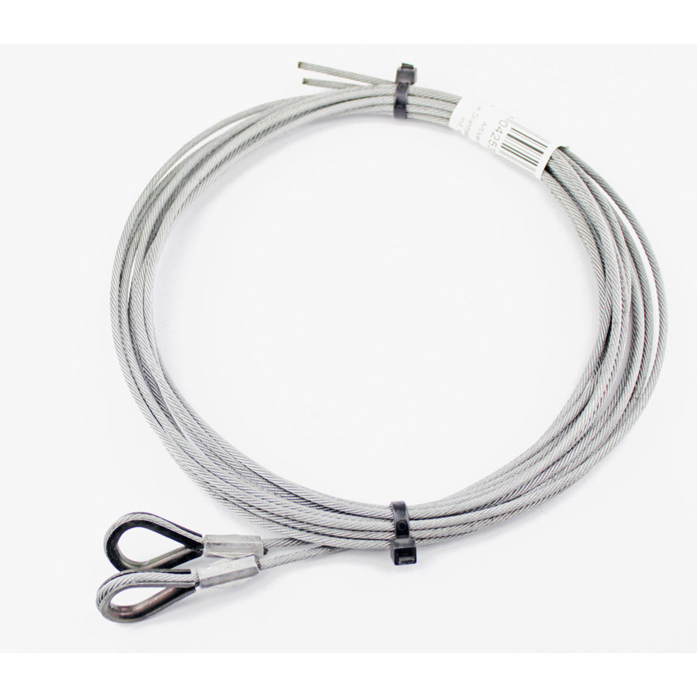 Hörmann Drahtseile Ø 3mm Beschlag H, 4665mm, bis Torhöhe 2375mm für Sektionaltor BILD 1