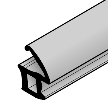 Hörmann T30 Zargendichtung P101 Länge: 5500mm, schwarz für Türen / 479275 BILD 4