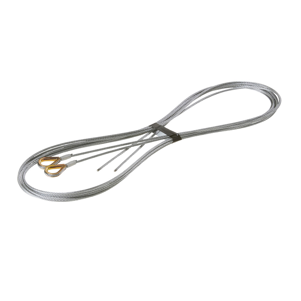 Hörmann Drahtseile Ø 3mm Beschlag N, 3780mm, bis Torhöhe 2250mm für Sektionaltor BILD 1